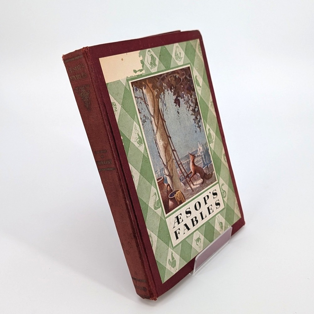 Vintage 1930s Aesop's Fables Illustrated by Nora Fry David McKay Hardcover Book